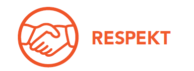 Her vises logoet for Respekt